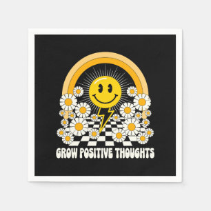 Groei Positieve Gedachten - Inspirerend Bloemen (3 Servet