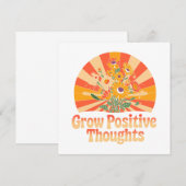 Groei Positieve Gedachten - Inspirerend Bloemen (4 (Voorkant / Achterkant)