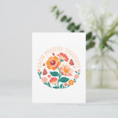 Groei Positieve Gedachten - Inspirerend Bloemen (5 Briefkaart (Staand voorkant)