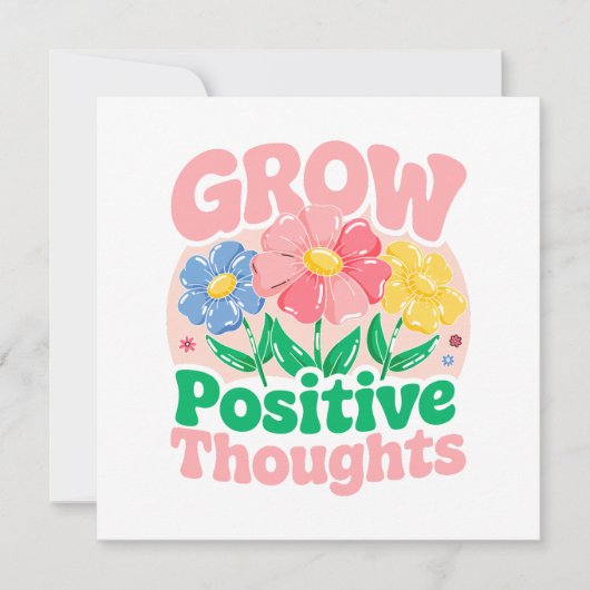 Groei Positieve Gedachten - Inspirerend Bloemen (6 (Voorkant)