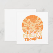Groei Positieve Gedachten - Inspirerend Bloemen (8 (Voorkant / Achterkant)