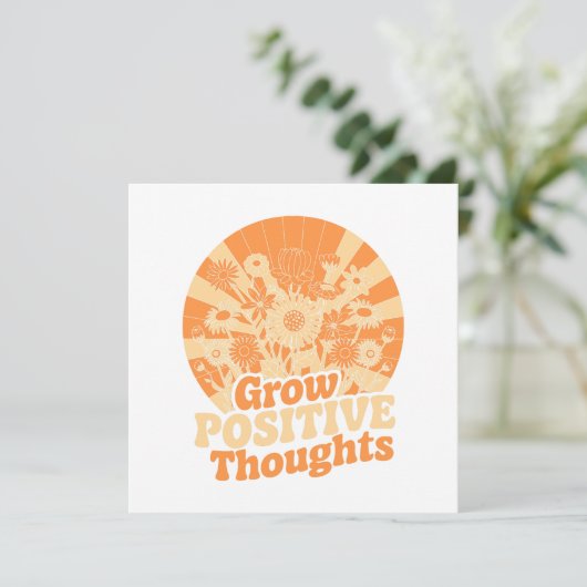 Groei Positieve Gedachten - Inspirerend Bloemen (8 (Staand voorkant)