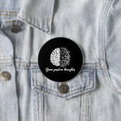 Groei positieve gedachten - Inspirerend Ronde Button 7,6 Cm (In situ)