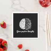 Groei positieve gedachten - Inspirerend Servet (Insitu)