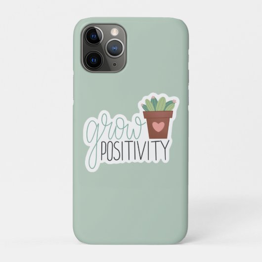 Groei Positiviteit - Inspiratief Calligrafie Ontwe Case-Mate iPhone Case (Achterkant)