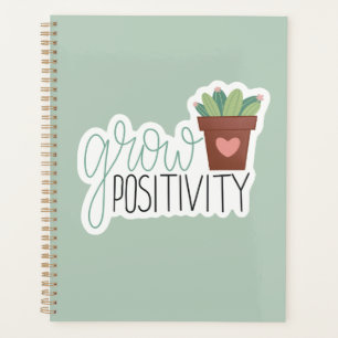 Groei Positiviteit - Inspiratief Calligrafie Ontwe Planner