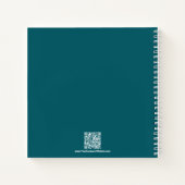 Groei Puzzel Uw Reis Blauwgroen Life Coach Notitieboek (Achterkant)