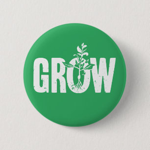 Groei Ronde Button 5,7 Cm