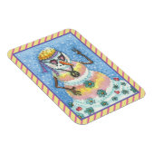 GROEI SNOWMAN PEACE OP AARDE CHRISTMAS MAGNET Rec. Magneet (Rechterzijde)