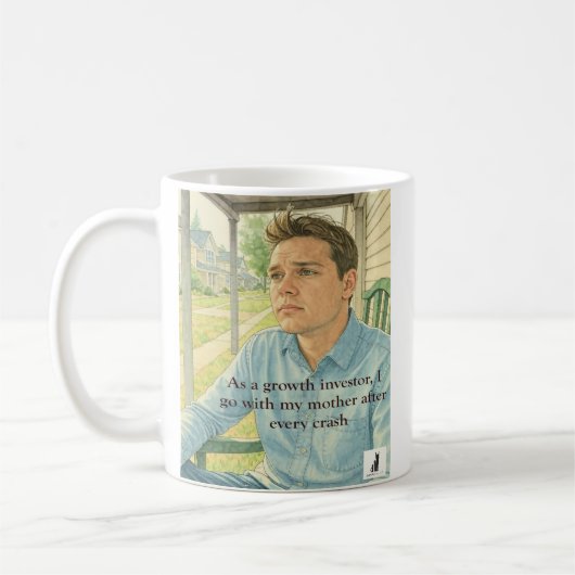 Groei Stock Crash? Welkom terug bij mama! Koffiemok (Links)