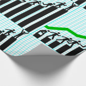 Groei Succes Voortgangs Balkdiagram Cadeaupapier