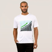 Groei Succes Voortgangs Balkdiagram T-shirt (Voorkant volledig)