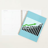 Groei Succes Voortgangs Balkgrafiek Planner (Display)