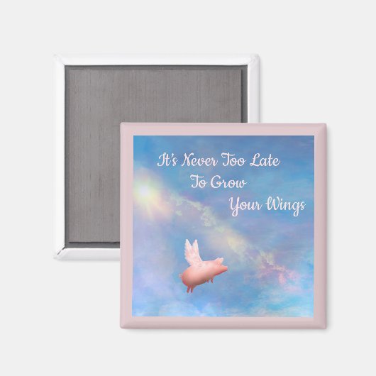 Groei Uw Magnet van Wings (Voorkant / Achterkant)