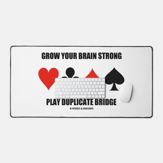 Groei uw sterke Spel Dubbele Brug van het Spel Bureaumat (Keyboard & Muis)