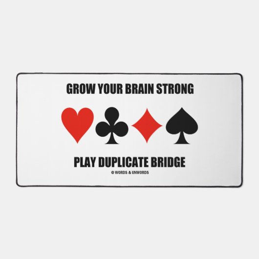 Groei uw sterke Spel Dubbele Brug van het Spel Bureaumat (Voorkant)