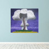 Groei van agressie Fantasy Abstract Canvas Afdruk (Insitu (Houten vloer))