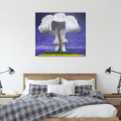 Groei van agressie Fantasy Abstract Canvas Afdruk (Insitu (Slaapkamer))