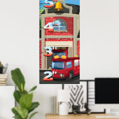Groei van brandweerpost poster (Thuiskantoor)