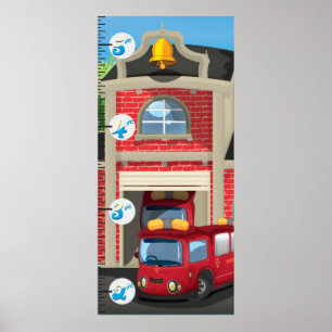 Groei van brandweerpost poster