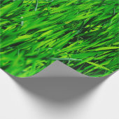 Groei van gras- en weidegras cadeaupapier (Hoek)