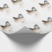 Groei van poolbeer cadeaupapier (Hoek)