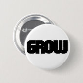 Groei visuals - Growvisuals Logo Ronde Button 5,7 Cm (Voorkant /achterkant)