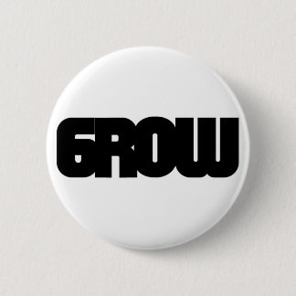 Groei visuals - Growvisuals Logo Ronde Button 5,7 Cm