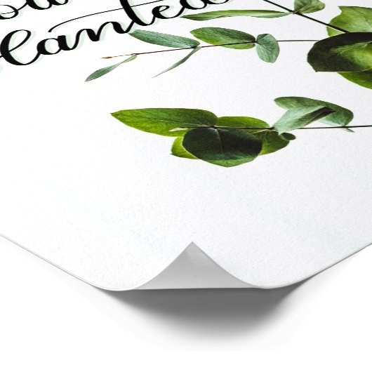 "Groei waar je bent gepland" Inspirerend prijsopga Poster (Hoek)