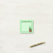 Groei waar je bent! ( Plant in potten) Post-it® Notes (Op bureau)