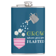 Groei waar je geplant zakje inspirerend bent