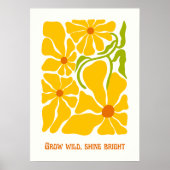 Groei wild glans helder poster (Voorkant)