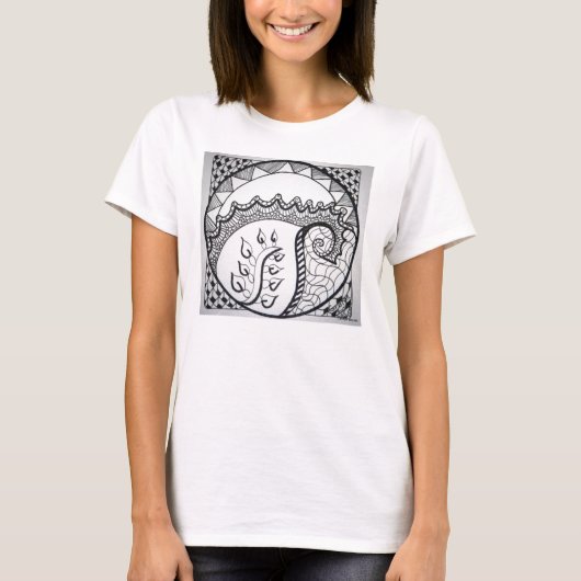Groei Zen T-shirt (Voorkant)