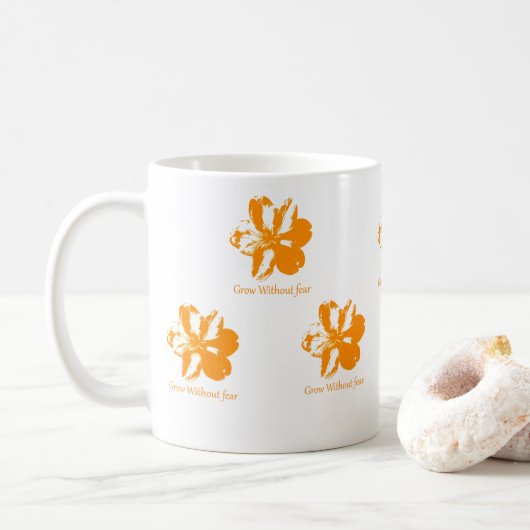 Groei Zonder Angst Coffee & Tea  Koffiemok (Met donut)