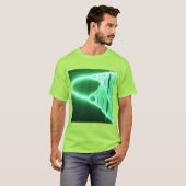 Groeialgoritme voor cellulaire automatische gegeve t-shirt (Voorkant volledig)