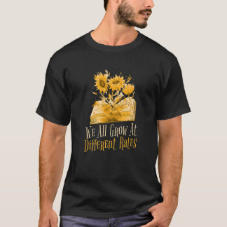 Groeibeperking we groeien allemaal in verschillend t-shirt