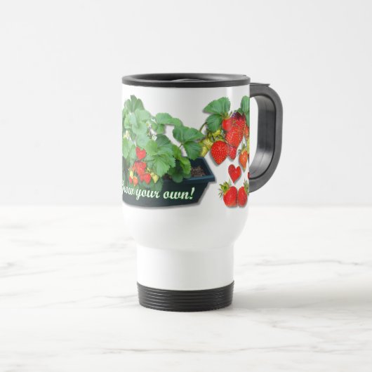 GROEIBERRIA ~ Reis/Commuter Mok (Voorkant rechts)