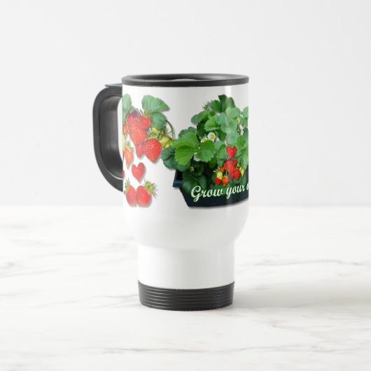 GROEIBERRIA ~ Reis/Commuter Mok (Voorkant links)