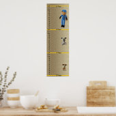 Groeidiagram - Dog Cat and Boy Dolls Poster (Keuken)