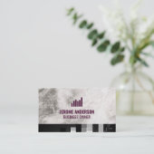 Groeidiagrampictogram | beursgrafiek visitekaartje (Staand voorkant)