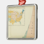 Groeielementen van de bevolking 17901890 metalen ornament (Links)