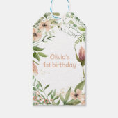 Groeien als een wiet eerste verjaardag, cadeaulabel (Voorkant)