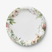 Groeien als een wiet eerste verjaardag, papieren bordje (Voorkant)