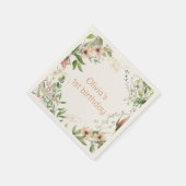 Groeien als een wiet eerste verjaardag, servet (Hoek)