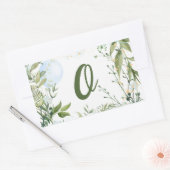 Groeien als een wiet, jongen, personaliseren, rechthoekige sticker (Envelop)