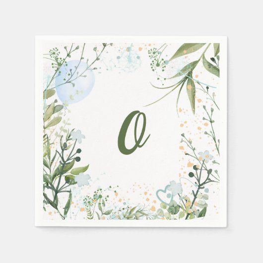 Groeien als een wiet, jongen, personaliseren, servet (Voorkant)