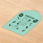 Groeien - ASL-ontwerp Acryl Uitnodigingen (Laagn)