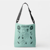 Groeien - ASL-ontwerp Crossbody Tas (Voorkant)