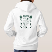 Groeien - ASL-ontwerp Hoodie (Achterkant)