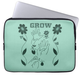 Groeien - ASL-ontwerp Laptop Sleeve